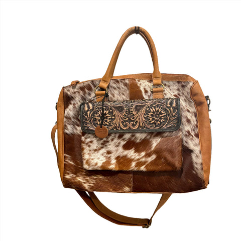 Rio Hand-Tooled Satchel Bag