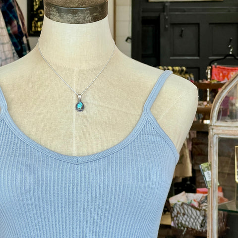 Thin Strap Cami - Pewter