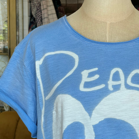 Peace & Love Tee - Sky