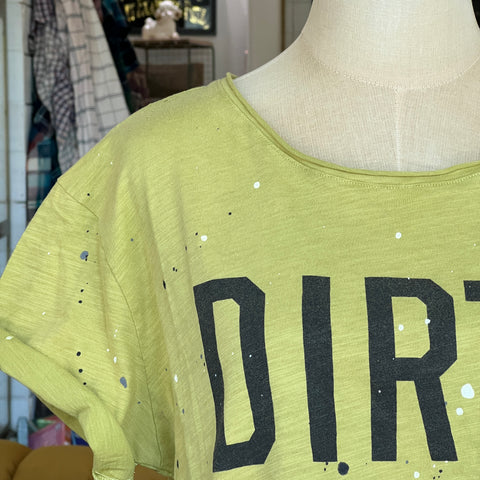 Dirty Hippie Tee - Chartreuse