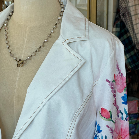 Blossom Jacket - White
