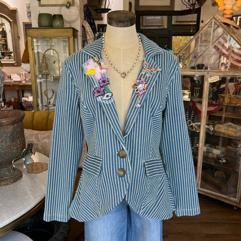 Alaia Stripe Blazer