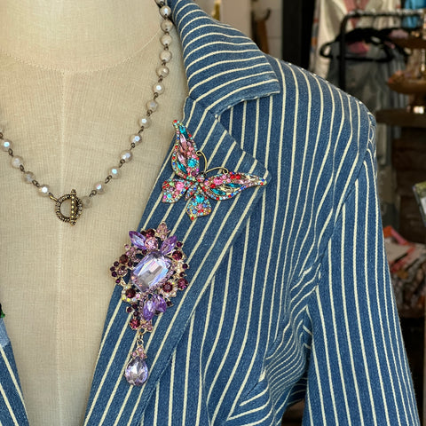 Alaia Stripe Blazer