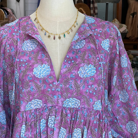 Mylah Midi Dress - Purple