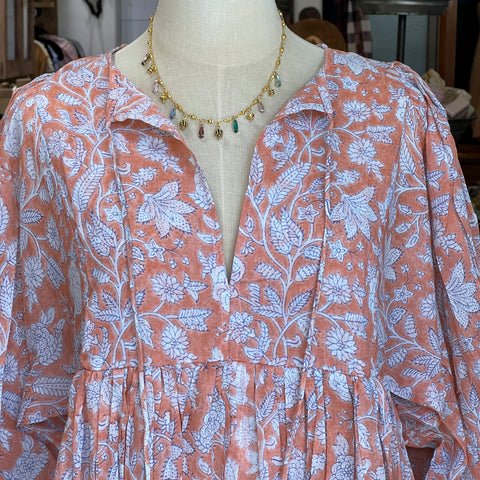 Mylah Midi Dress - Apricot