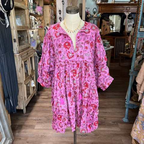 Raya Mini Dress - Pink