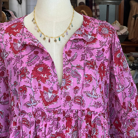 Raya Mini Dress - Pink