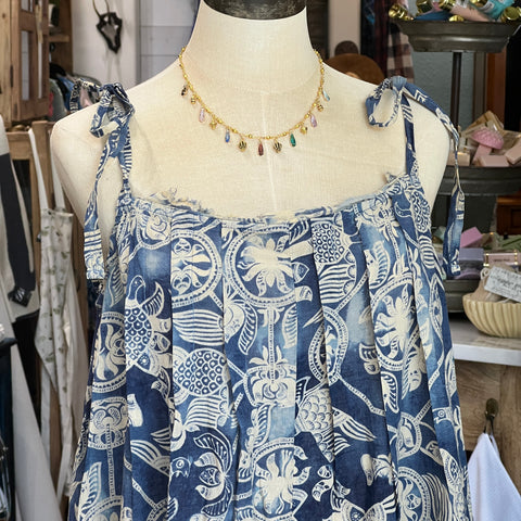 Sky Floral Romper