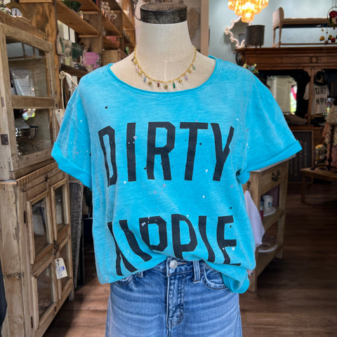 Dirty Hippie Tee - Island Berry