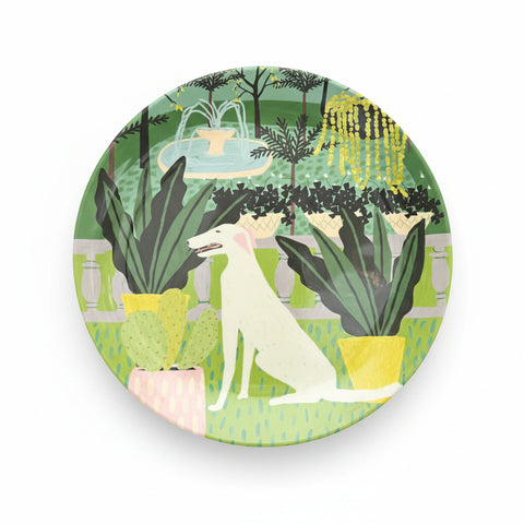 Melamine Dog Plate