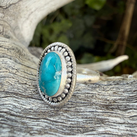 Kingman Turquoise Ring - THREE