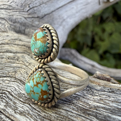 Double Royston Turquoise Ring - TWO