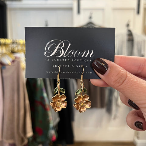 Floral Drop Earrings