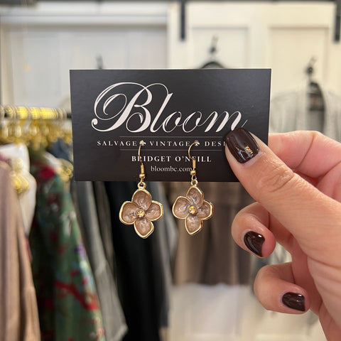 Floral Gem Earrings