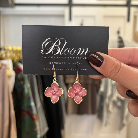 Floral Gem Earrings