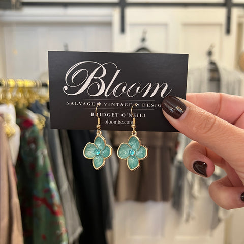 Floral Gem Earrings