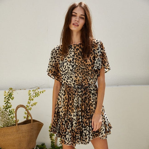 Dark Leopard Dress