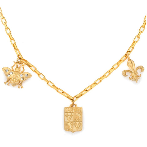 Loire Trois Necklace in Gold