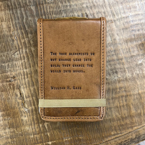 William H. Gass Mini Leather Journal