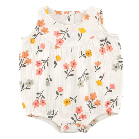 Floral Sleeveless Romper