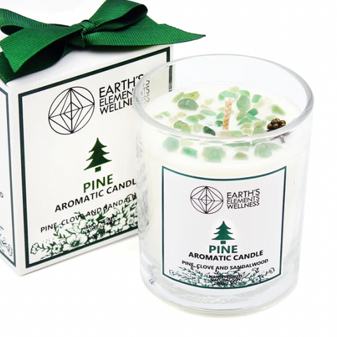 Pine Crystal Candle