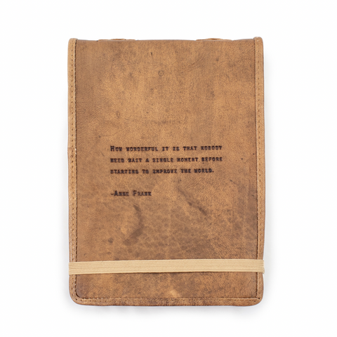Anne Frank Large Leather Journal