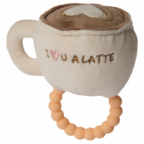 Hot Latte Teether Rattle