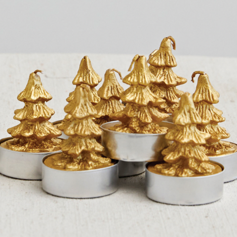 Gold Tree Tealights