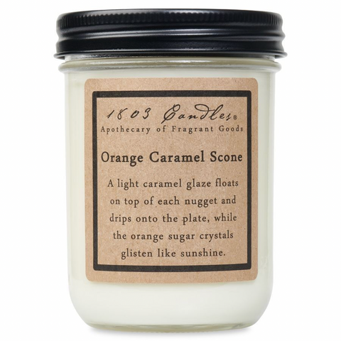 Orange Caramel Scone 1803 Candle