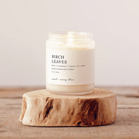 Birch Leaves Candle