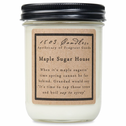 Maple Sugar House 1803 Candle