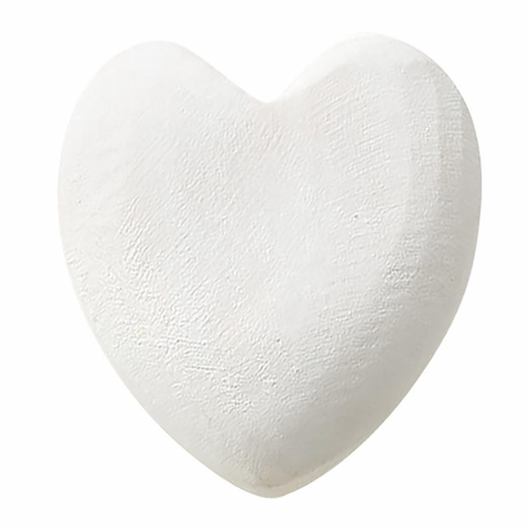 Paulownia Heart - White