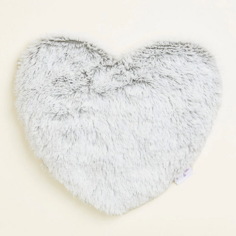 Warmies Gray Marshmallow Heart
