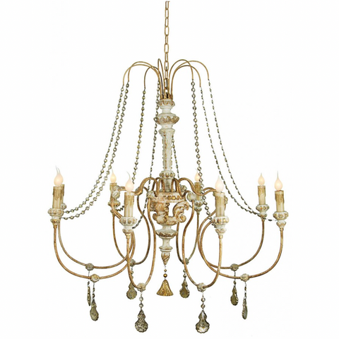 Camille Wood Chandelier