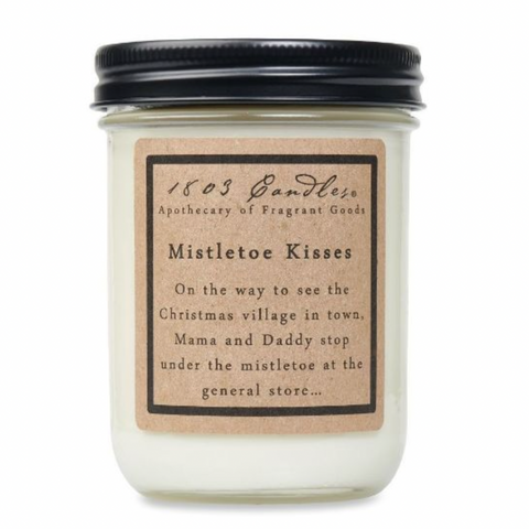 Mistletoe Kisses 1803 Candle