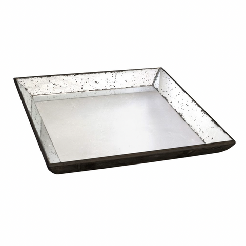 Mirror Tray with Filigree Edge