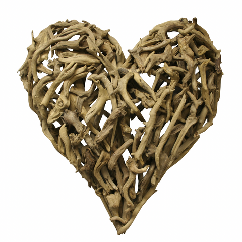 Driftwood Heart Large