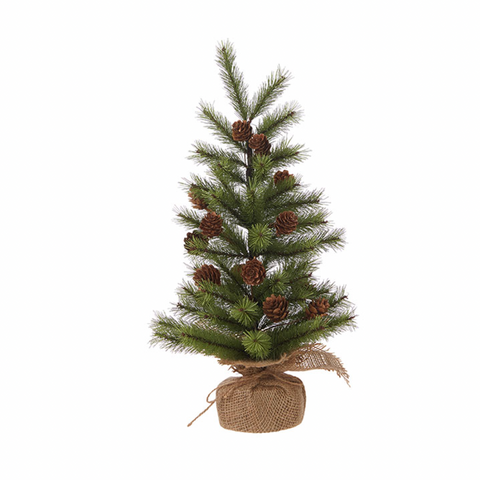 18" Pinecone Tree in Bag