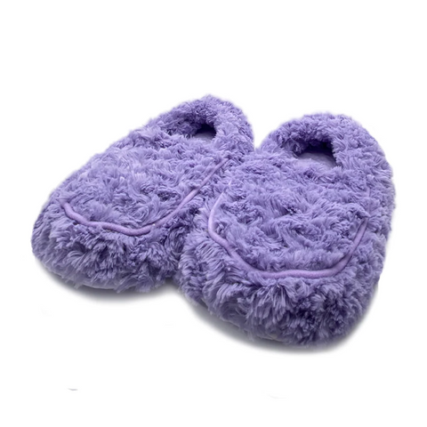 Warmies Slippers Curly Purple