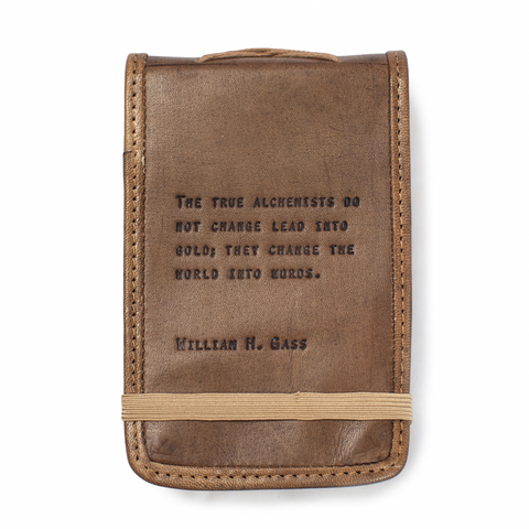 William H. Gass Mini Leather Journal