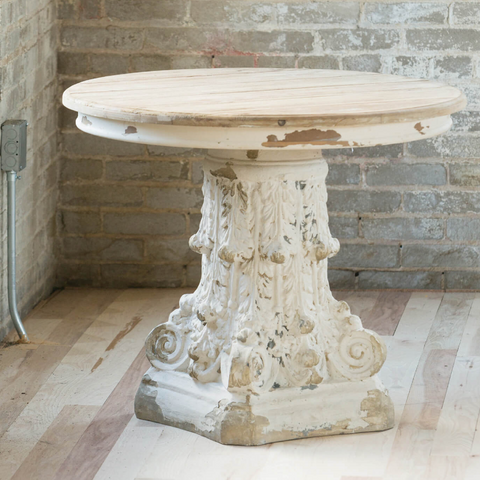 Round Pedestal Side Table