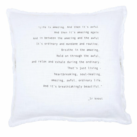 Life Is Amazing Pillow