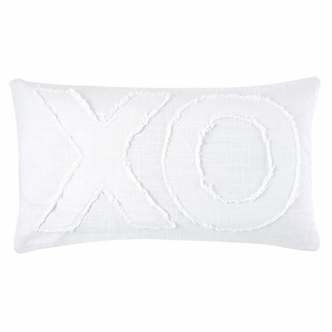 XO White Lumbar Pillow