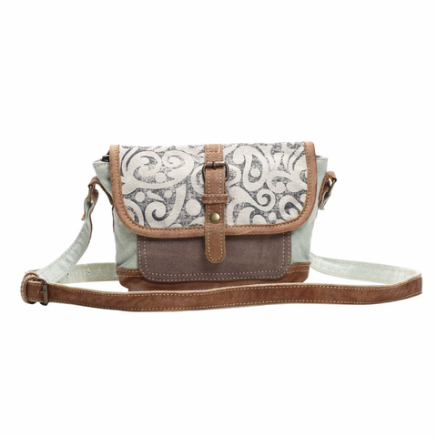 Leaf Print Crossbody