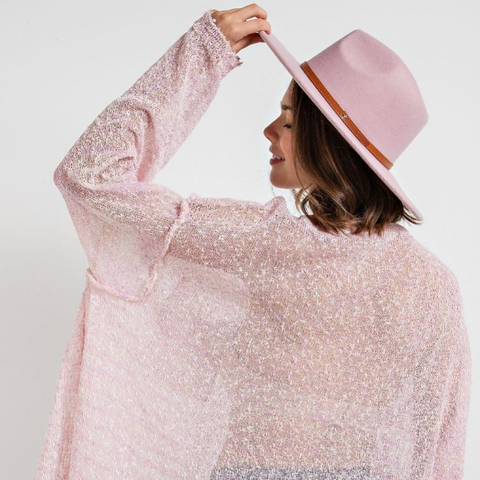 Multi Colored Knitted Pullover - Cotton Candy