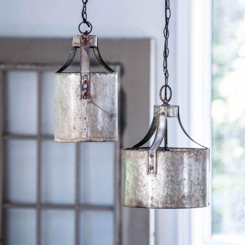 Metal Cylinder Pendant Light