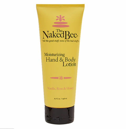 Naked Bee Hand & Body Lotion - Vanilla Rose & Honey