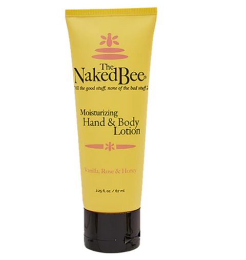 Naked Bee Hand & Body Lotion - Vanilla Rose & Honey