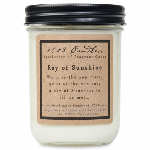 Ray of Sunshine 1803 Candle