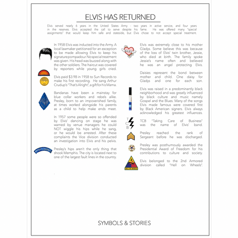 Elvis Has Returned Paper Print